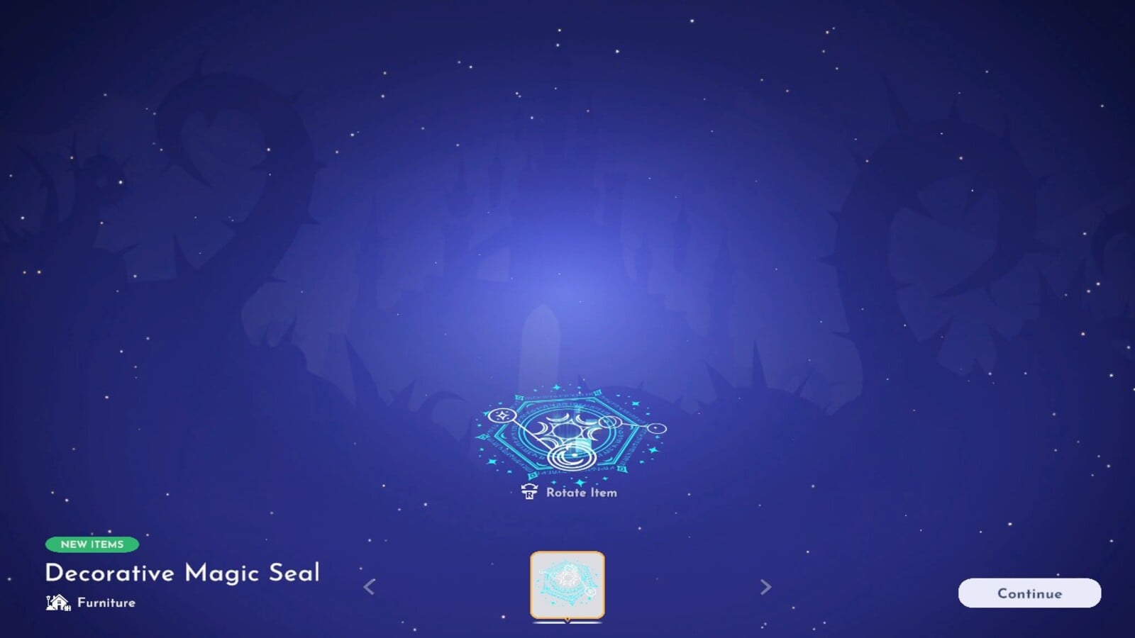Decorative Magic Seal in Disney Dreamlight Valley