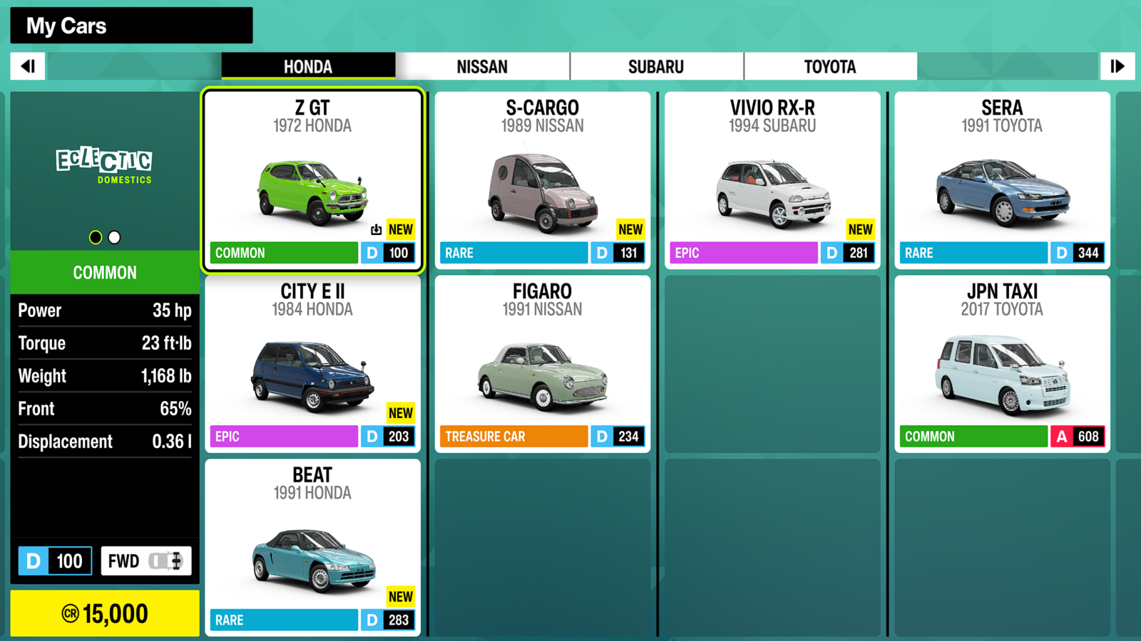 Eclectic Domestics Collection for the #LightLunch in Forza Horizon 6