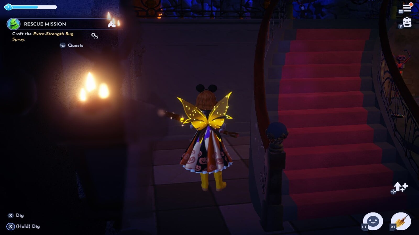 Finding Item for Extra Strength Bug Spray in Disney Dreamlight Valley