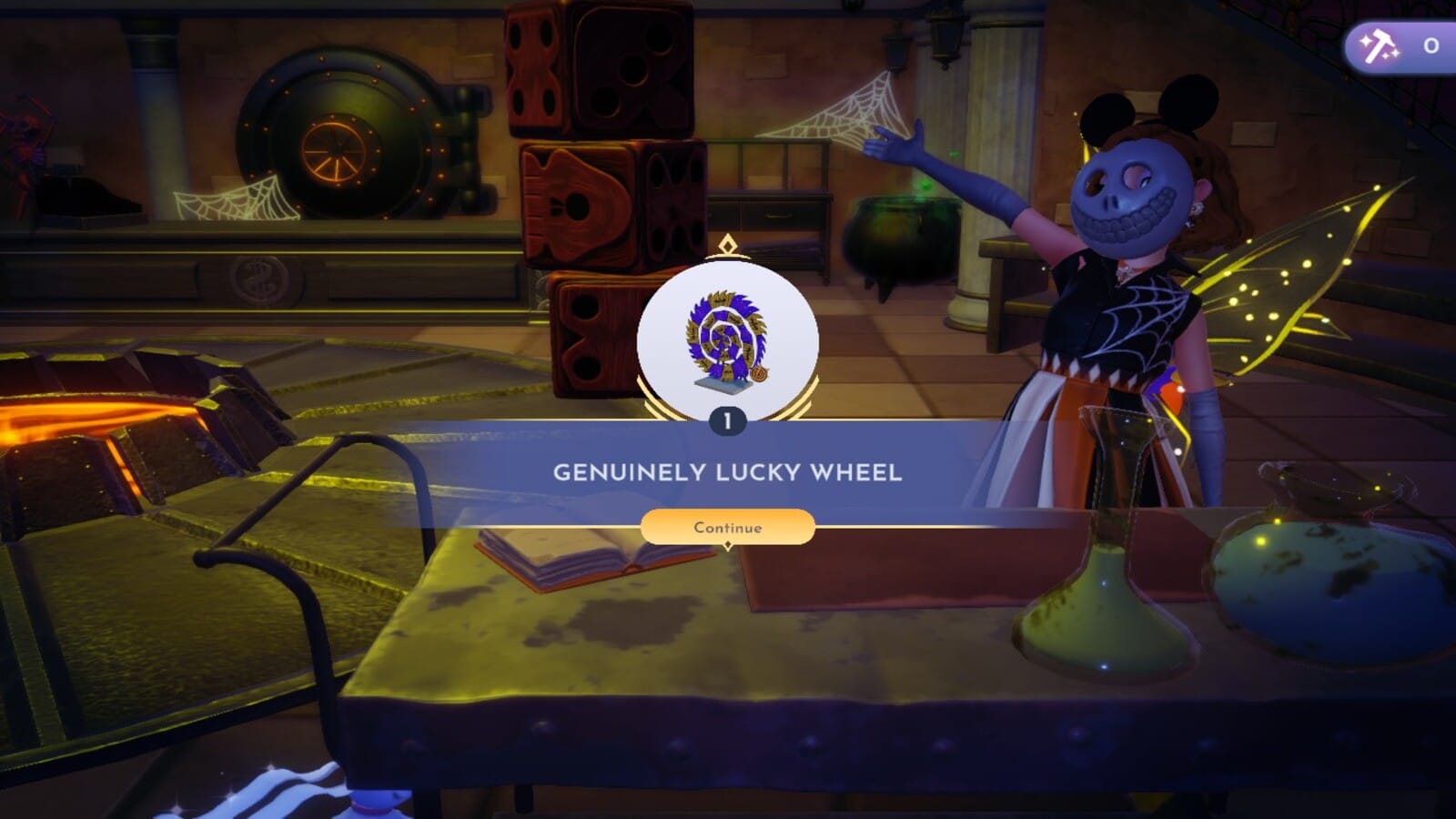 Genuinely Lucky Wheel in Disney Dreamlight Valley