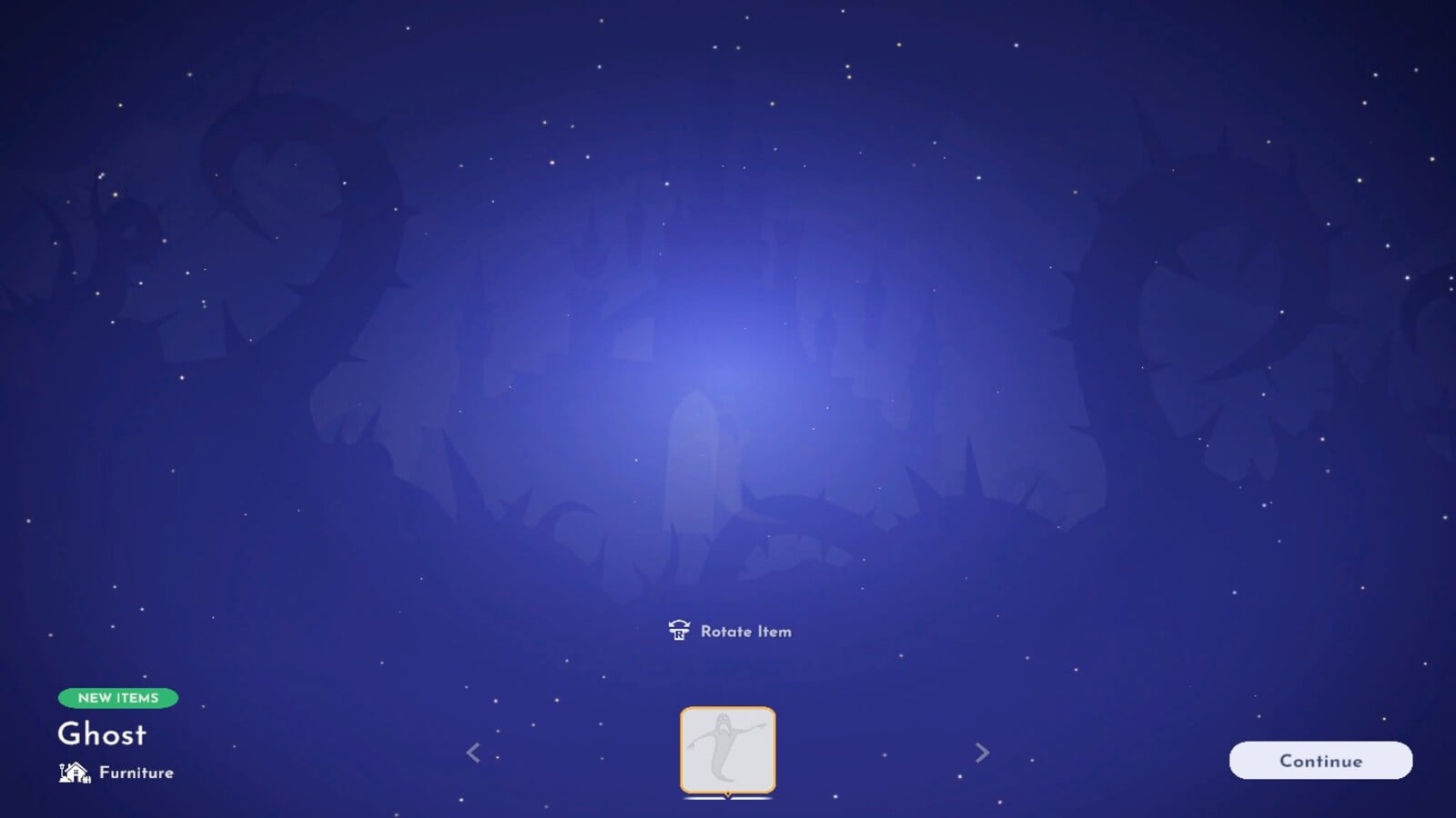 Ghost Furniture Reward in Disney Dreamlight Valley