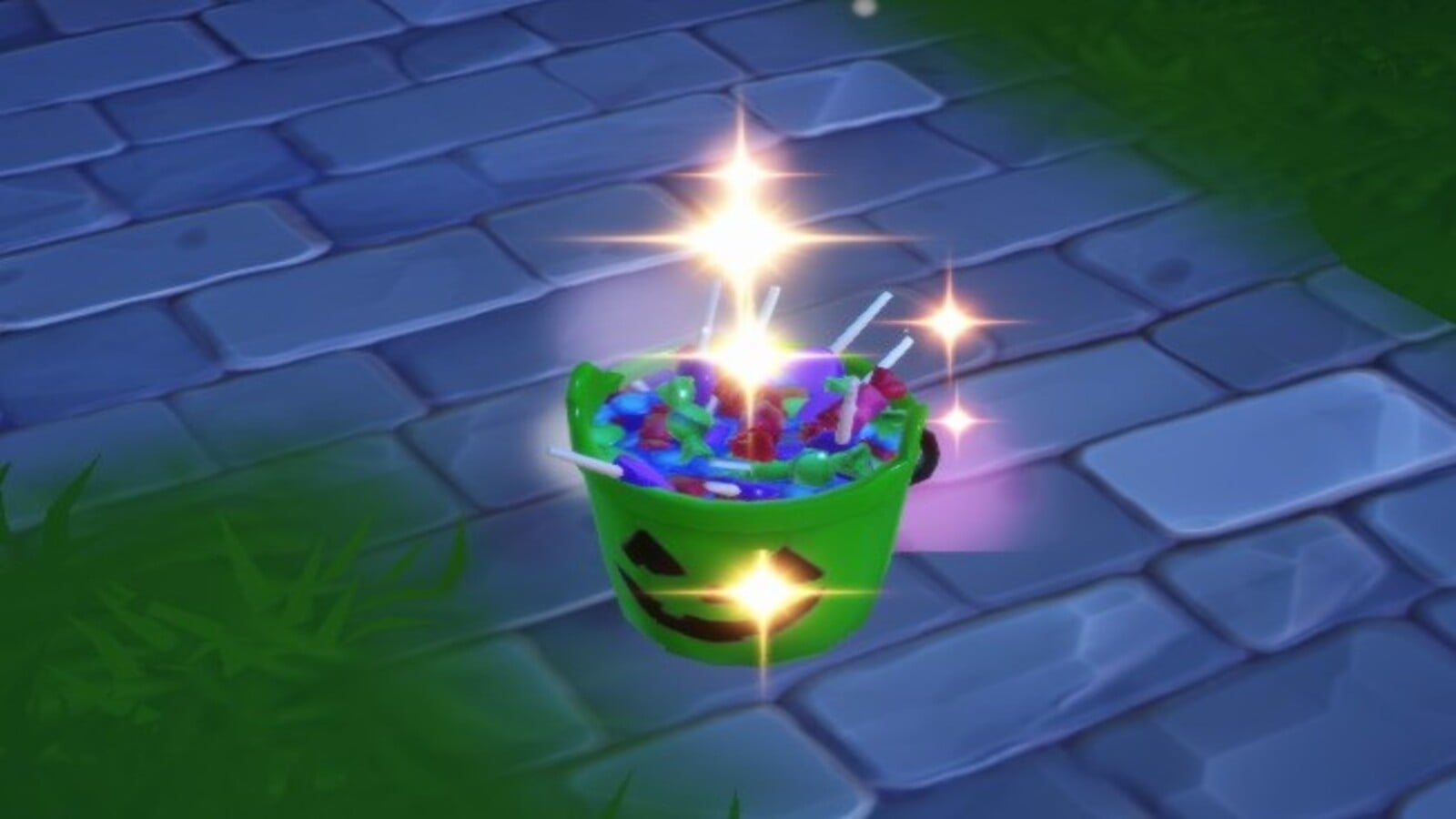Green Candy Bucket in Disney Dreamlight Valley