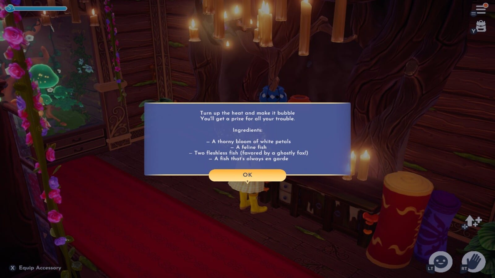 Haunted FLoating Festival Puzzle 4 in Disney Dreamlight Valley