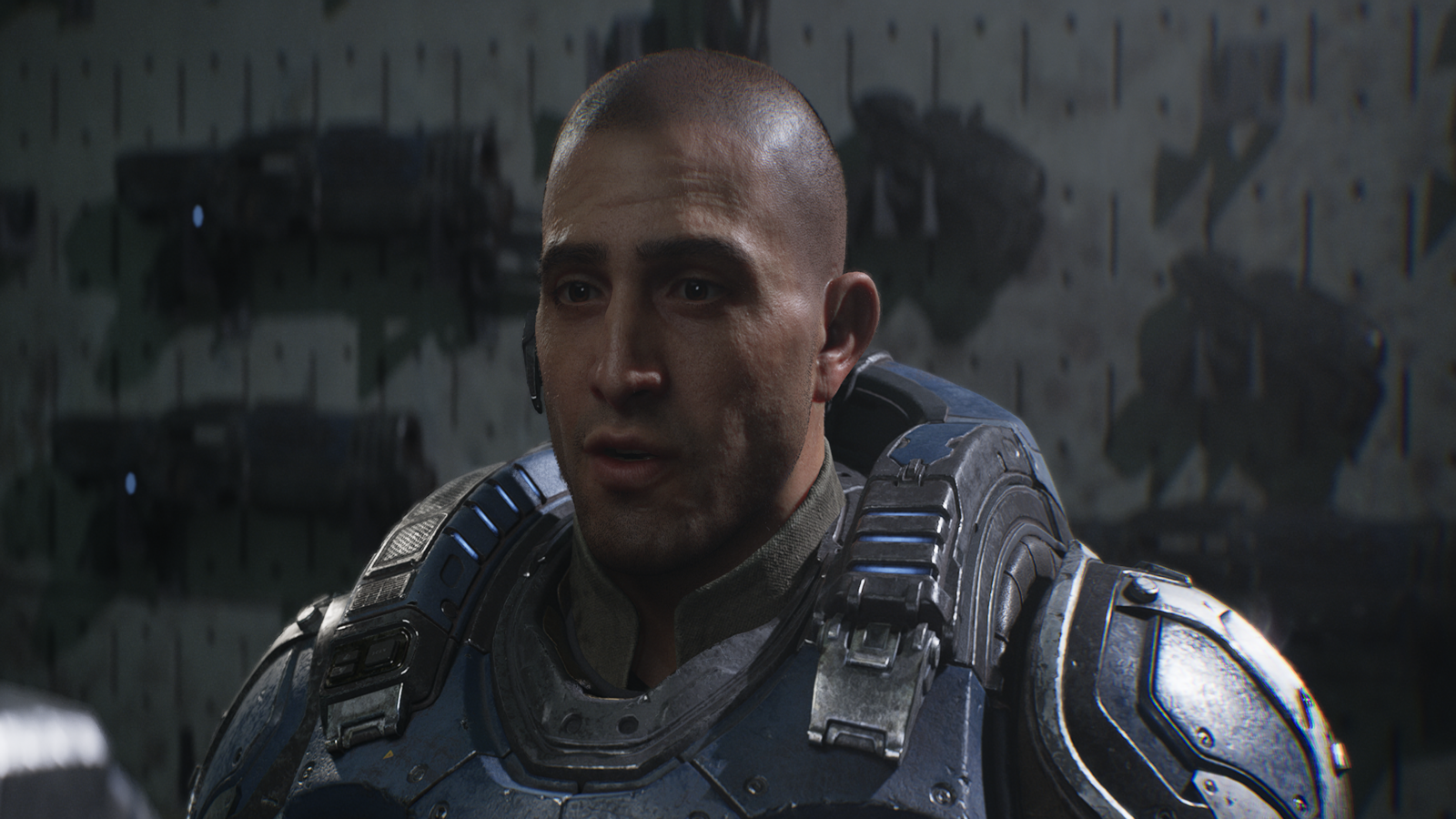 Lucas in Gears of War E-Day