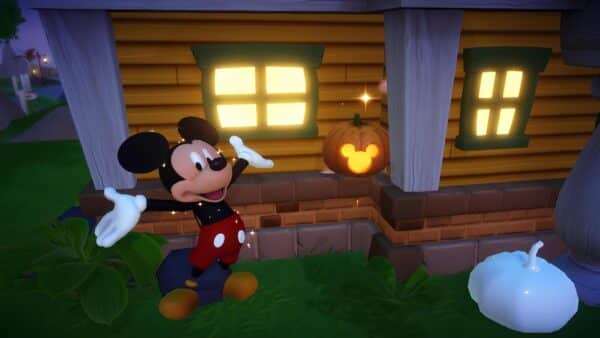 Screenshot of Trick or Treating with Mickey in Disney Dreamlight Valley