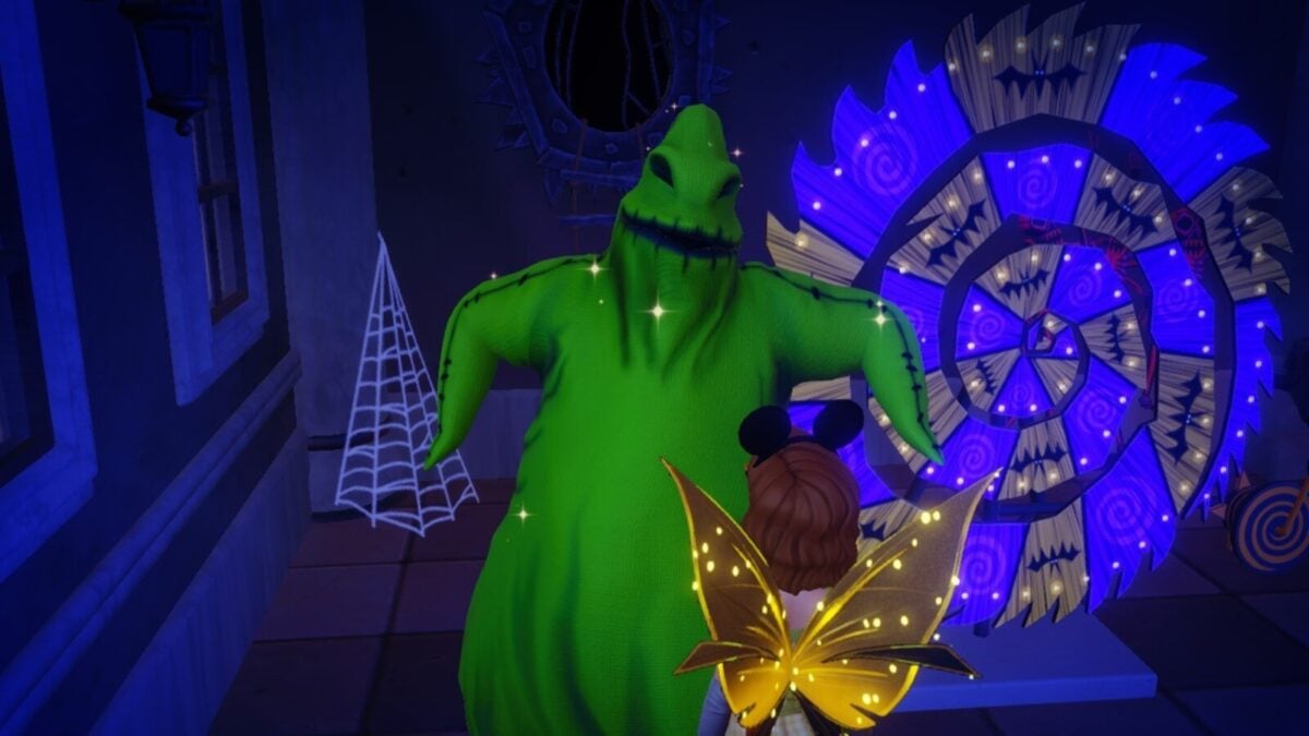Talking to Oogie Boogie in Disney Dreamlight Valley