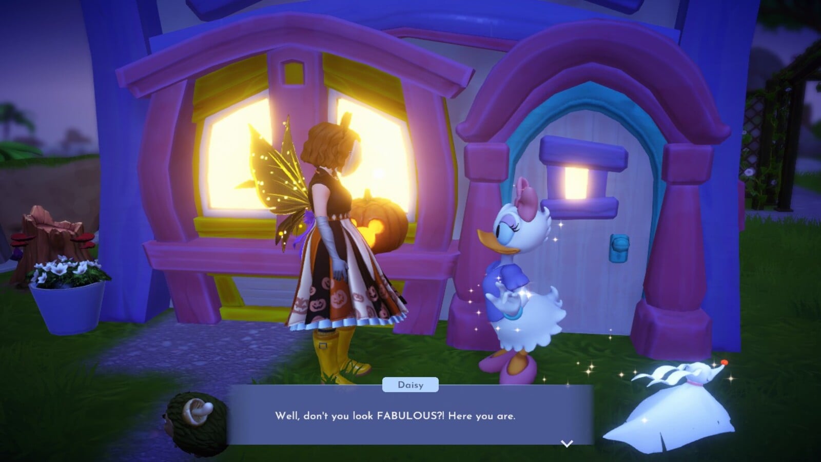 Trick or Treating with Daisey in Disney Dreamlight Valley